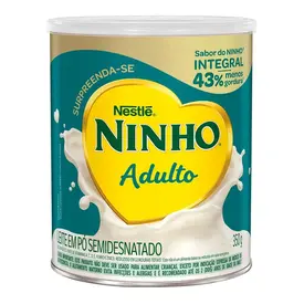 Leite em Pó Ninho Semi Desnatado Adulto Lata 350g