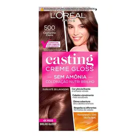 Tintura de Cabelo Casting Creme Gloss 500 Castanho Claro L'Oréal Paris 1 Unidade