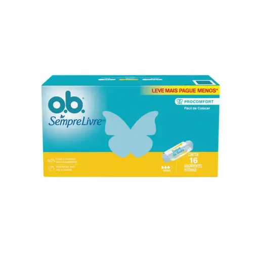 Absorvente Interno O.B. ProComfort Médio 16 Unidades