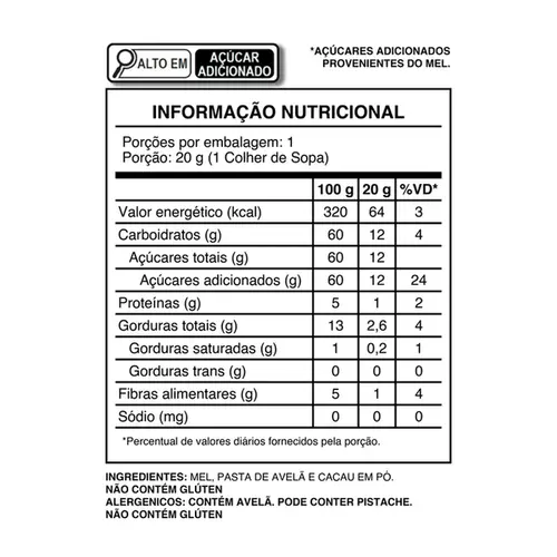 Cacau Bee Orgânico Tradicional 280g