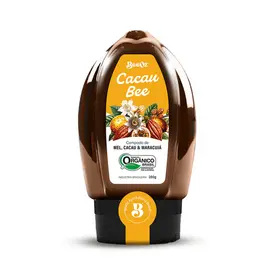 Mel Orgânico Cacau Bee com Cacau e Maracujá 280g