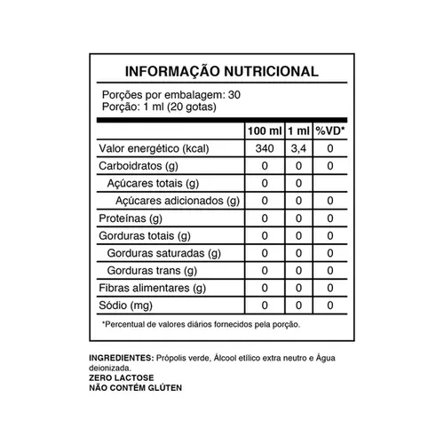 Extrato de Própolis Verde Orgânico Propolift 30ml