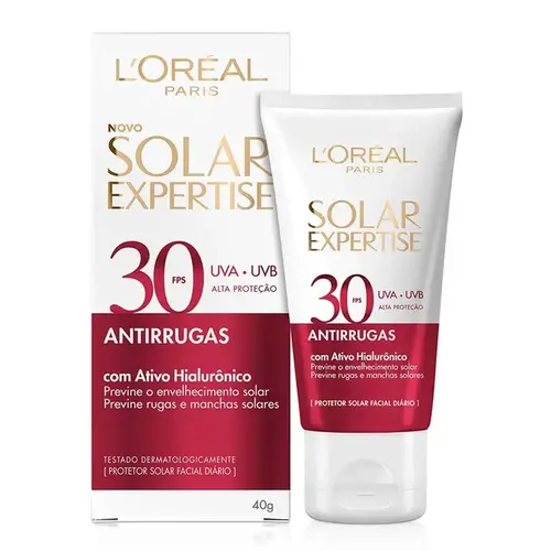 Protetor Solar Facial L'Oréal Paris Expertise Antirrugas FPS30 40g