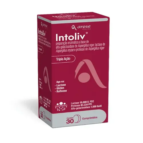Intoliv Tripla Ação 30 Comprimidos