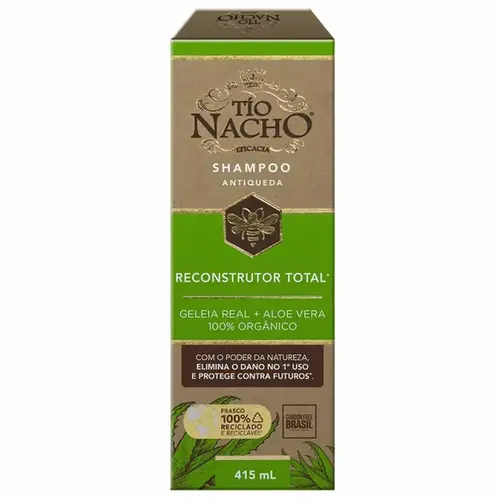 Shampoo Tio Nacho Reconstrutor Total 415ml