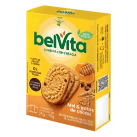 Biscoito Integral Belvita Mel e Cacau 75g
