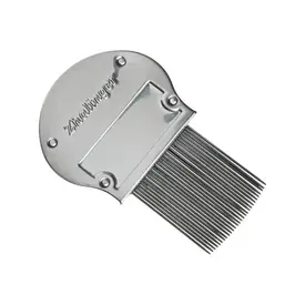 Pente Fino Aço Inox Extrator de Piolhos e Lêndeas - 1 Unidade - Zhalinger