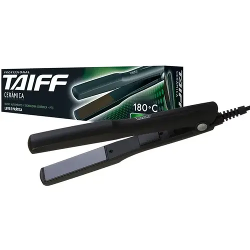 Chapinha Taiff Cerâmica Preta Bivolt