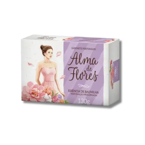 Sabonete em Barra Alma de Flores Baunilha 130g - Memphis