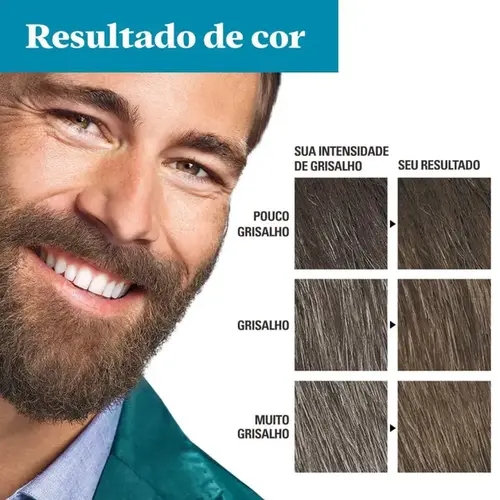 Tonalizante Masculino Grecin 5 Barba e Bigode Castanho