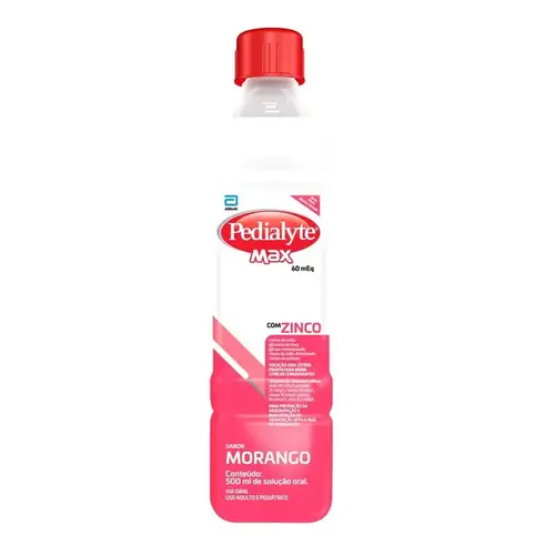 Pedialyte Max - Sabor Morango 500ml - Abbott do Brasil