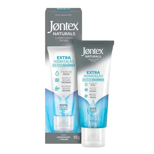 Lubrificante Íntimo Jontex Naturals Extra Hidratação 100g