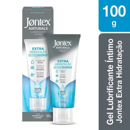 Lubrificante Íntimo Jontex Naturals Extra Hidratação 100g