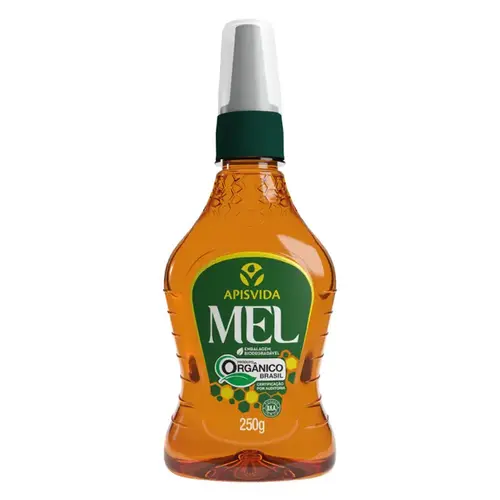 Mel Orgânico Apis Vida Bisnaga 250g