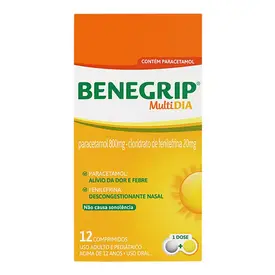 Benegrip Multi Dia 12 Comprimidos