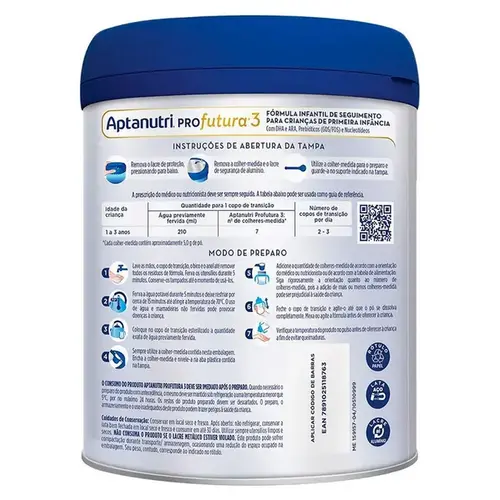Fórmula Infantil Aptamil ProFutura 3 800g - 1 a 3 Anos - Danone