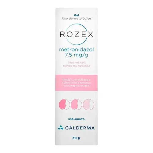 Rozex 7,5mg/g - Gel com 30g