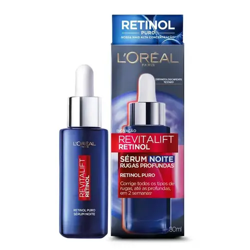 Sérum Antirrugas L'Oréal Paris Revitalift Retinol Noturno 30ml