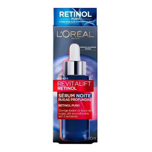 Sérum Antirrugas L'Oréal Paris Revitalift Retinol Noturno 30ml