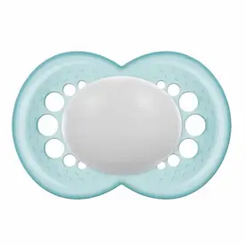 Chupeta MAM Original Azul Bico Simétrico Nº2 +6 Meses - 1 Unidade