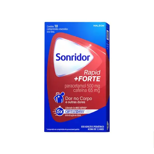 Sonridor Rapid Forte 500mg + 65mg 10 Comprimidos