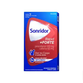 Sonridor Rapid Forte 500mg + 65mg 10 Comprimidos