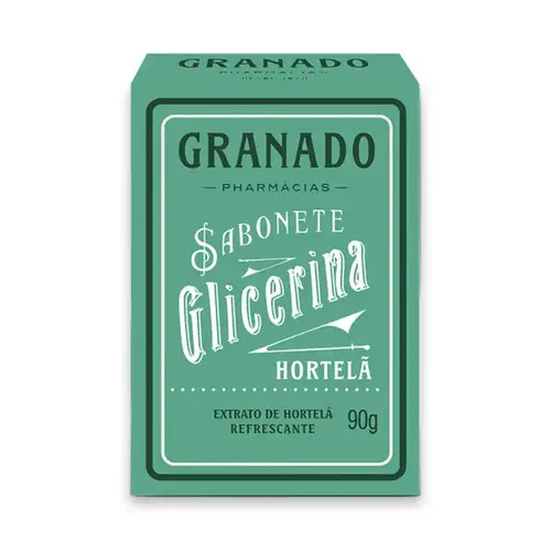 Sabonete em Barra de Glicerina Granado Hortelã 90g