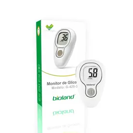 Kit Medidor de Glicose Bioland G-425-3 Completo com 25 Tiras