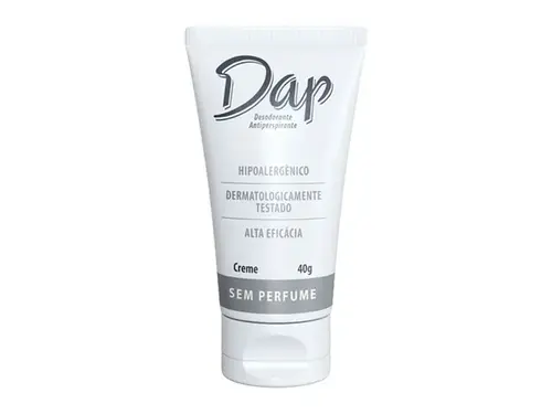 Desodorante Dap sem Perfume Creme Unissex 40g