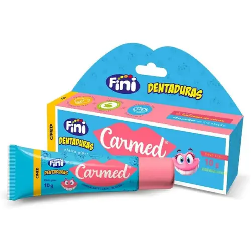 Hidratante Labial Carmed Fini Dentaduras Efeito Gloss 10g