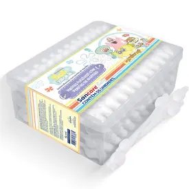Hastes Flexíveis Infantil Bob Esponja Baby 55 Unidades