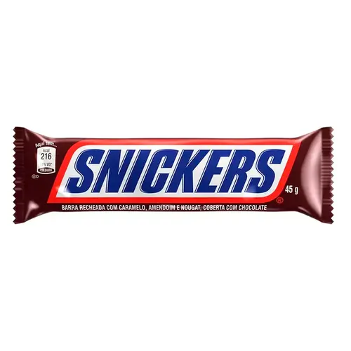 Chocolate Snickers Original Amendoim e Caramelo 45g
