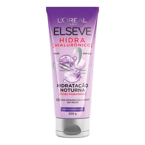Creme de Tratamento Elseve Hidra Hialurônico Hidratação Noturna 200g - L'Oréal Paris