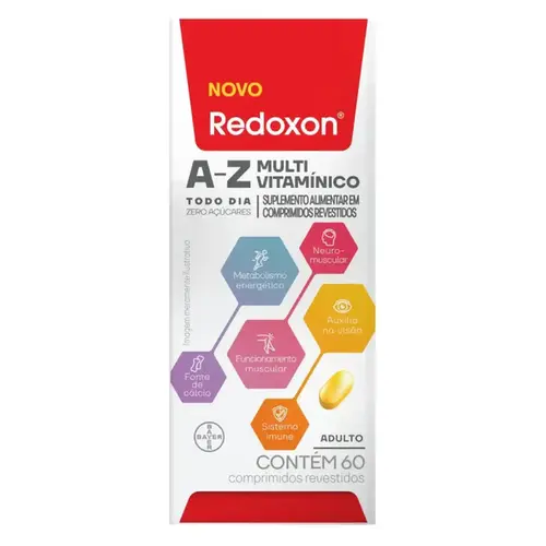 Multivitamínico Redoxon Multi A-Z 60 Comprimidos - Bayer