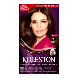Tintura de Cabelo Koleston 30 Castanho Escuro 1 Unidade