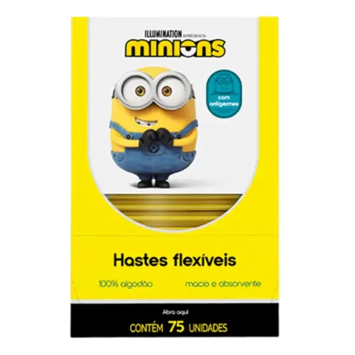 Hastes Flexíveis Cremer Minions 75 Unidades