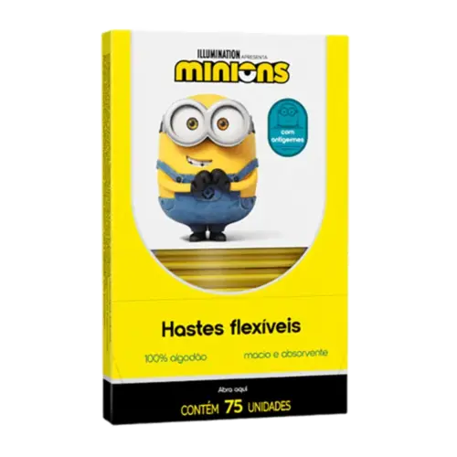 Hastes Flexíveis Cremer Minions 75 Unidades