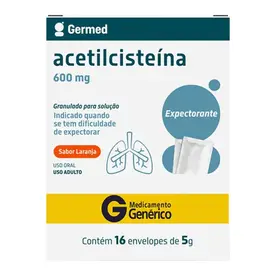 Acetilcisteína 600mg 16 Sachês - Germed - Genérico