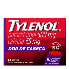 Tylenol DC 500mg + 65mg - 10 Comprimidos