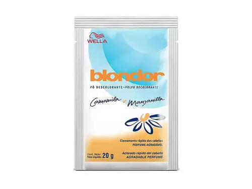 Pó Descolorante Blondor Camomila e Manzanilla 20g Wella