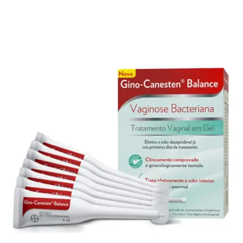 Gino-Canesten Balance Gel Vaginal com 7 Bisnagas de 5ml cada