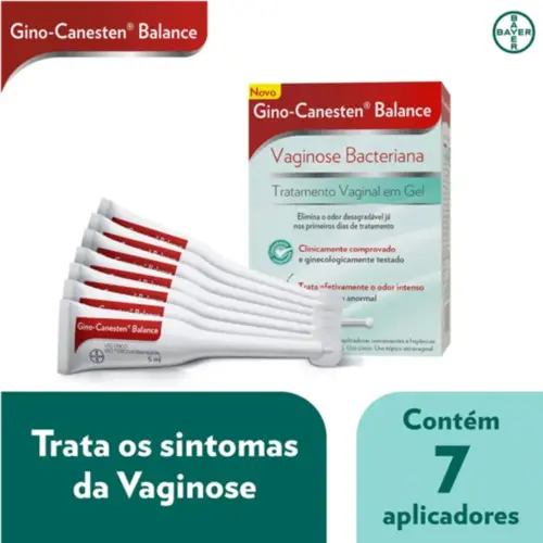 Gino-Canesten Balance Gel Vaginal com 7 Bisnagas de 5ml cada