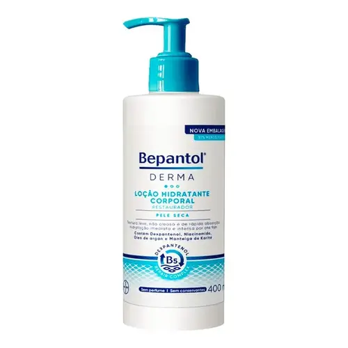 Loção Corporal Bepantol Derma Hidratante Restaurador Pele Seca 400ml