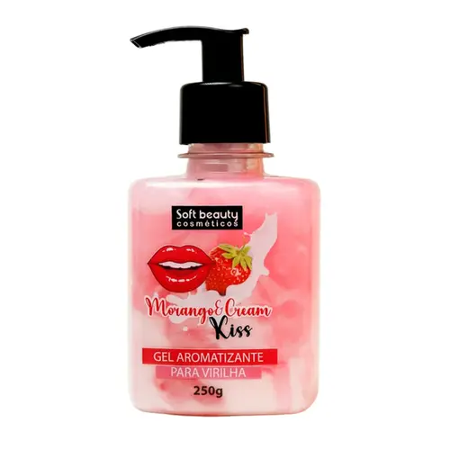 Gel Aromatizante Íntimo Soft Beauty Morango 250ml
