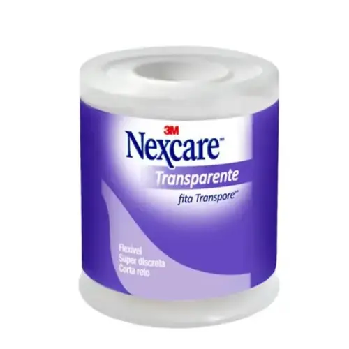 Fita Transpore Nexcare Transparente 50mm x 4,5m - 1 Unidade