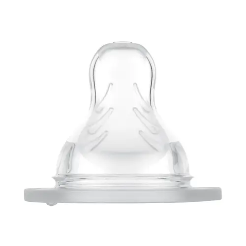 Bico de Mamadeira MAM Nº 3 Fluxo Rápido Ortodôntico Silicone +4 Meses