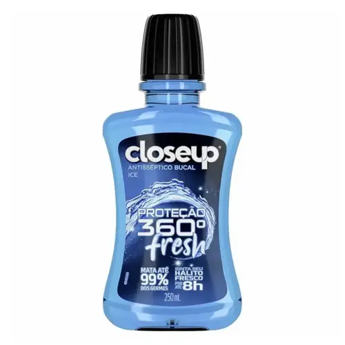 Enxaguante Bucal CloseUp Ice Proteção 360° Fresh 250ml