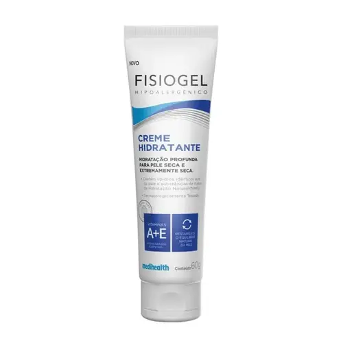 Creme Hidratante Corporal Fisiogel Hipoalergênico 60g
