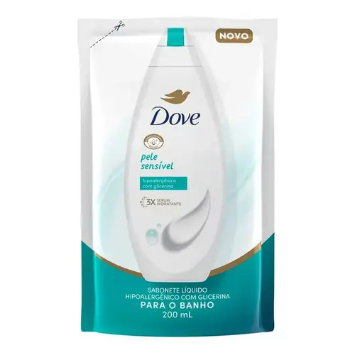 Sabonete Líquido Dove Refil Pele Sensível 200ml