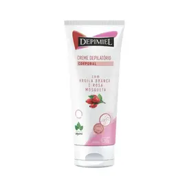 Creme Depilatório Corporal Depimiel Argila Branca e Rosa Mosqueta 120g